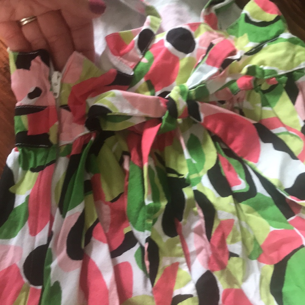 Gymboree abstract floral dress